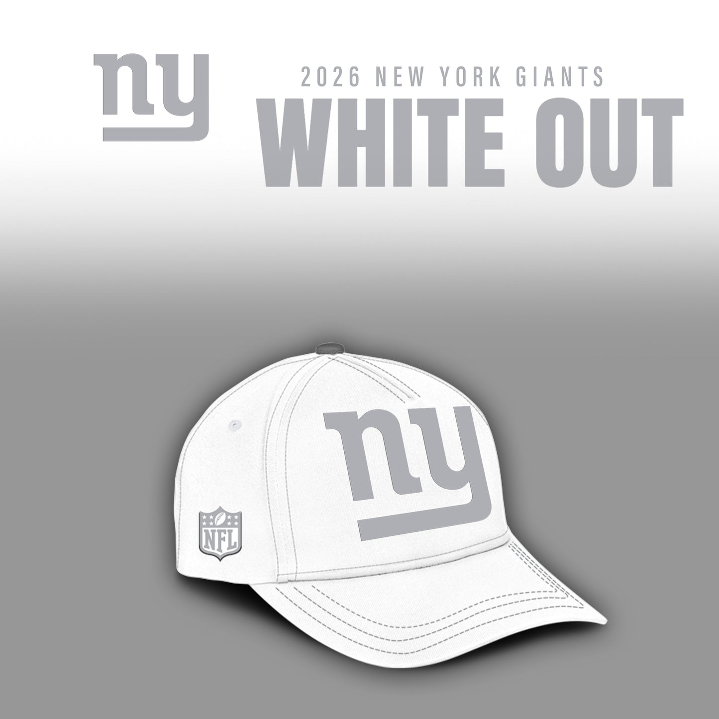New York Giants 2026 White Out Limited Edition Shirt