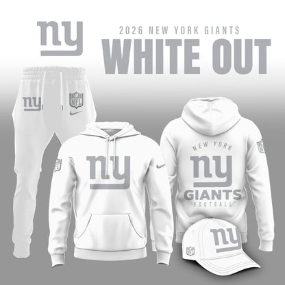 New York Giants 2026 White Out Limited Edition Shirt
