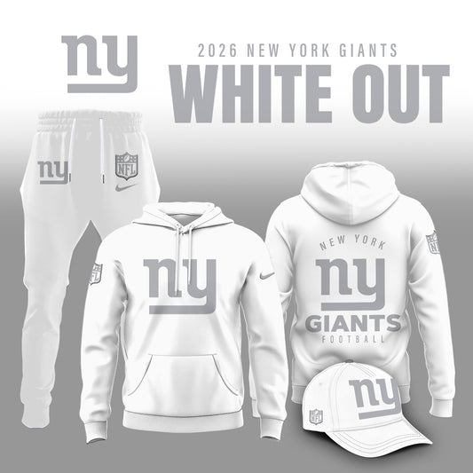 New York Giants 2026 White Out Limited Edition Shirt
