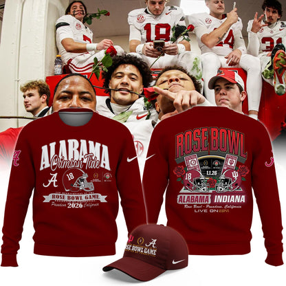 Alabama Crimson Tide 2026 Rose Bowl Limited Sweatshirt