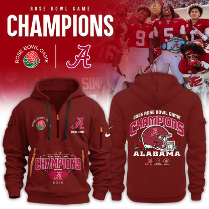 Alabama Crimson Tide 2026 Rose Bowl Champions Limited New Hoodie
