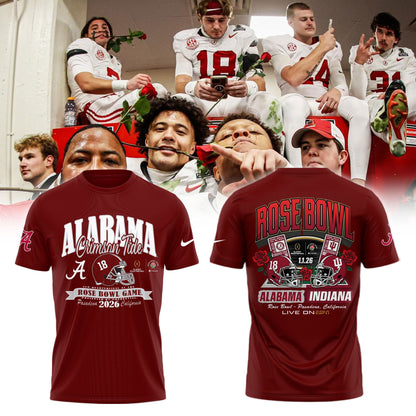 Alabama Crimson Tide 2026 Rose Bowl Limited Hoodie