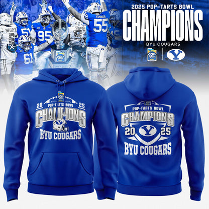 _ BYU Cougars 2025 Pop-Tarts Bowl Champions Locker Room Hoodie