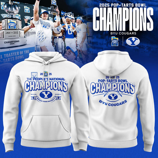 _ BYU Cougars 2025 Pop-Tarts Bowl Champions Locker Room Hoodie