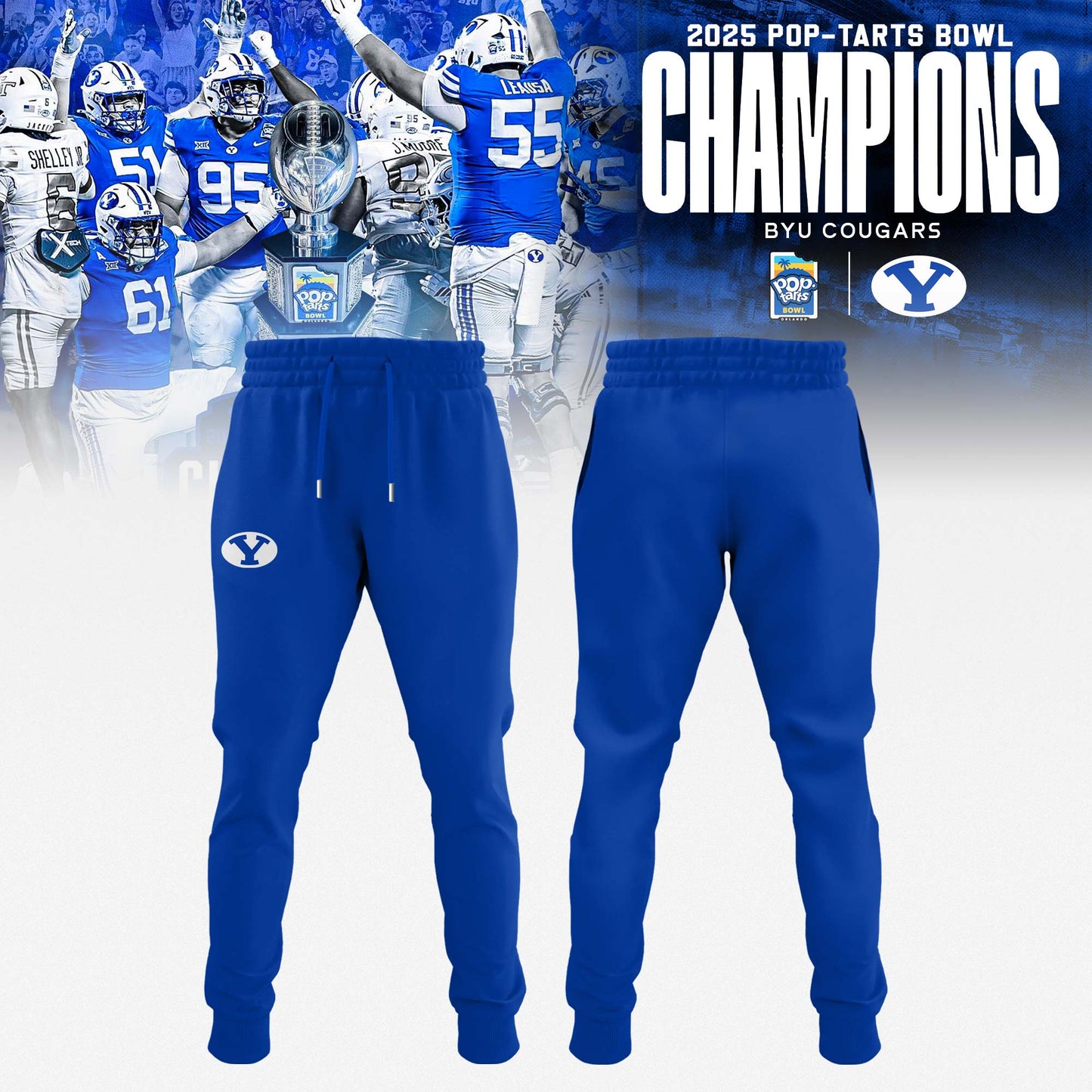 _ BYU Cougars 2025 Pop-Tarts Bowl Champions Locker Room Hoodie