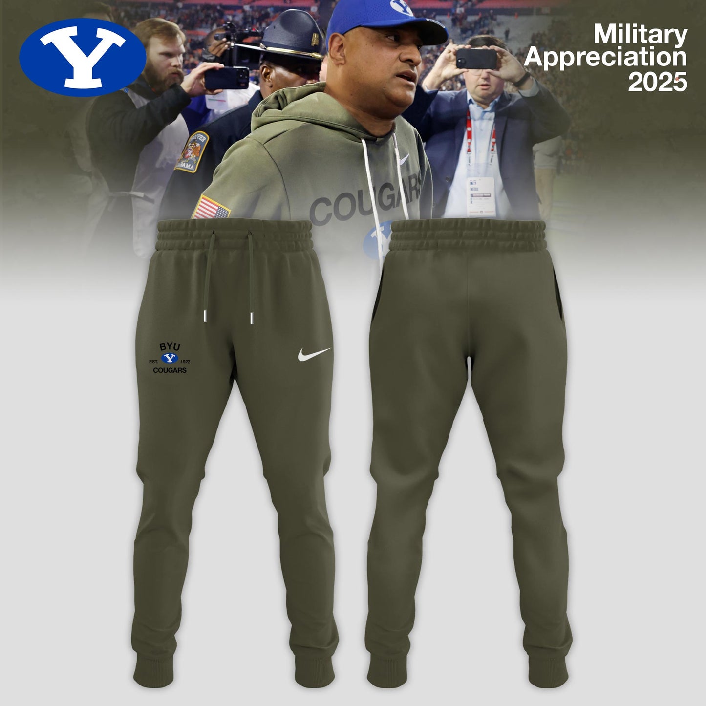 BYU Cougars 2025 Military Appreciation Limited Edition Sweatshirt