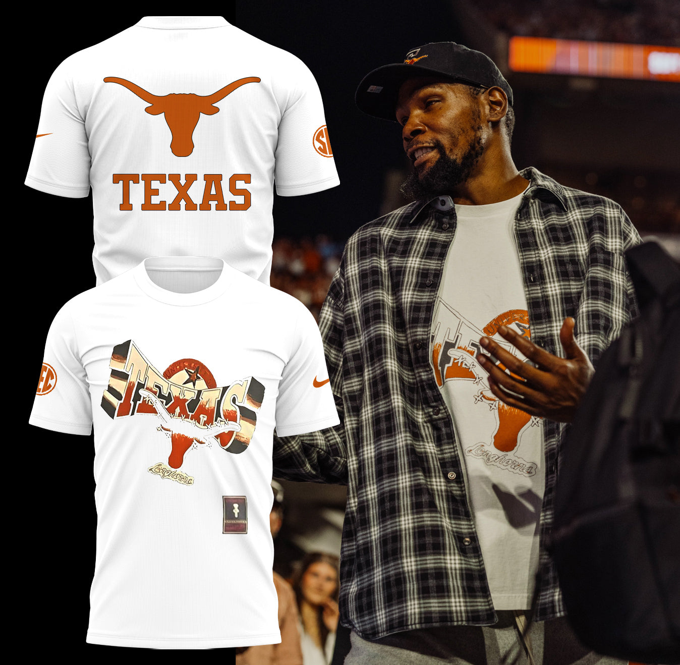 Limited Edition Texas Longhorns x Travis Scott Shirt-DL1023241005