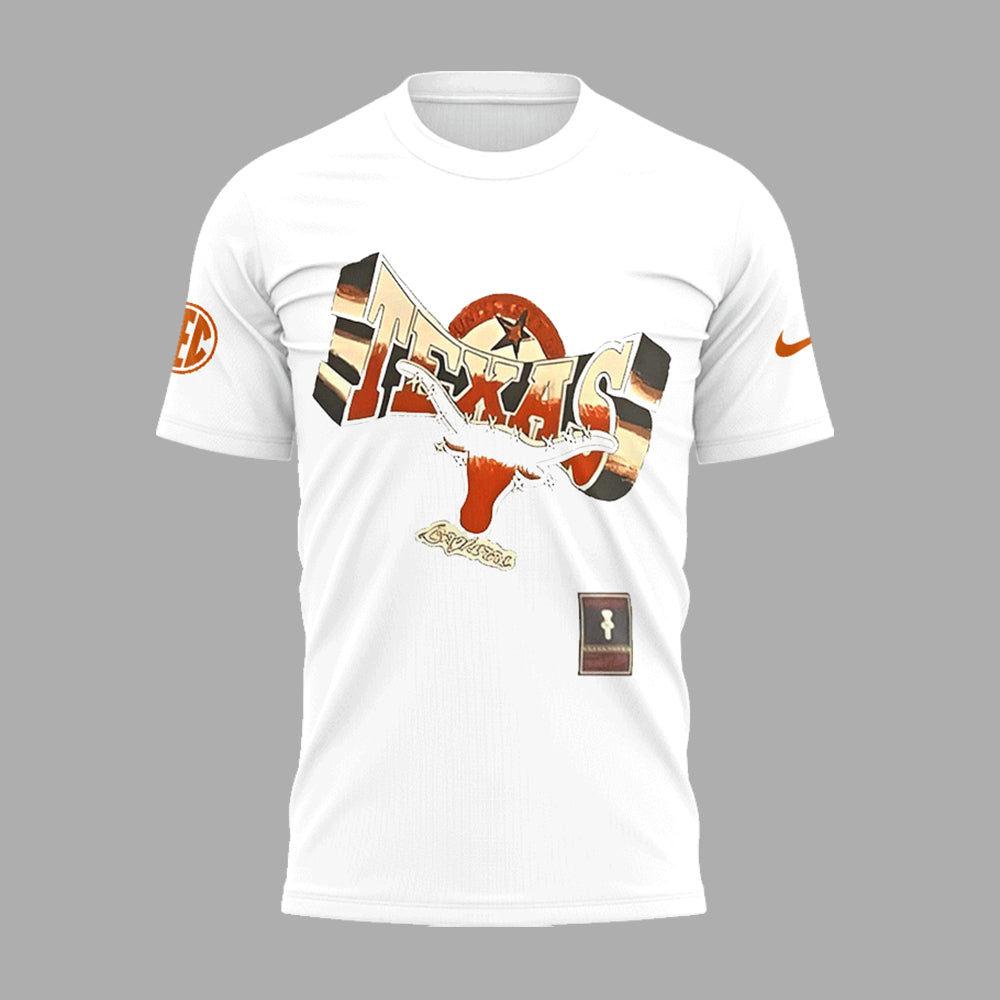 Limited Edition Texas Longhorns x Travis Scott Shirt-DL1023241005