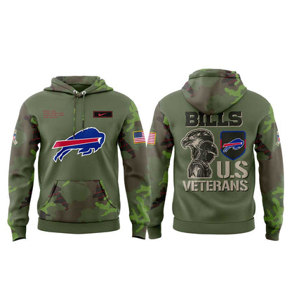 B Bills Military Appreciation Legend 2025 Combo Hoodie