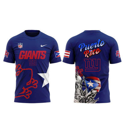 . NY Giants Puerto Rico Heritage Limited Combo Shirt