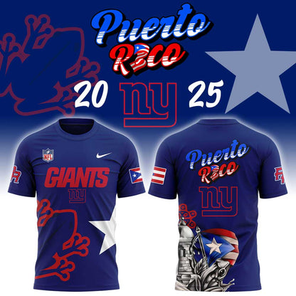 . NY Giants Puerto Rico Heritage Limited Combo Shirt