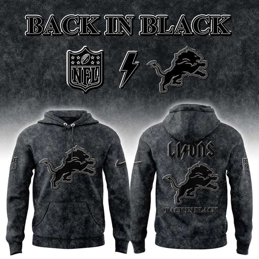 D Lions Back in Black 2025 Combo Hoodie