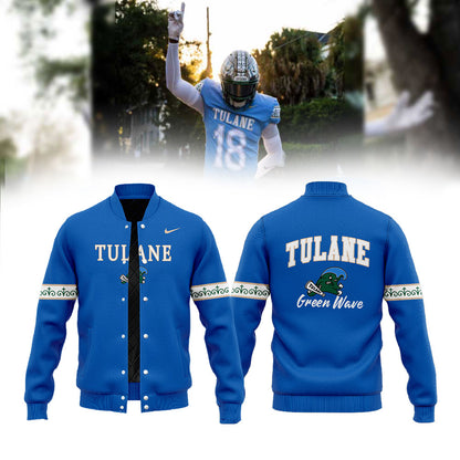 .Tulane Football Our First City Edition Uniform 2025 Combo Jacket