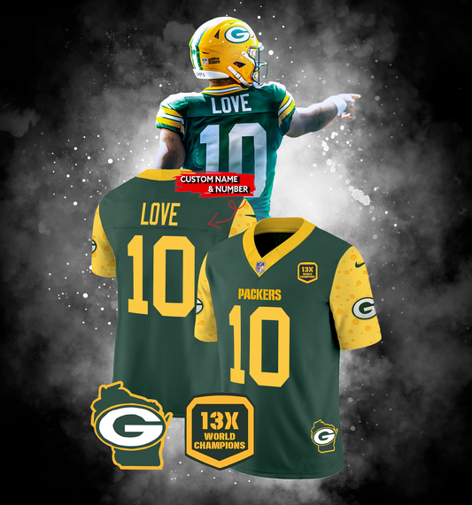 Green Bay Packers New Jersey For Fan 2025 - V2