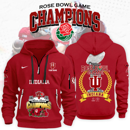 Indiana Hoosiers 2026 Rose Bowl Champions Limited New Hoodie
