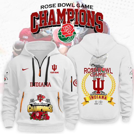 Indiana Hoosiers 2026 Rose Bowl Champions Limited New Hoodie
