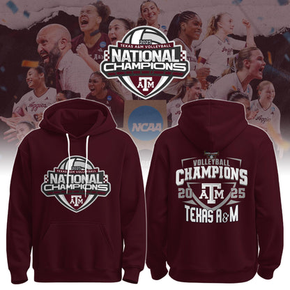 TAM 2025 Women’s Volleyball National Champions Hoodie Limited Edition
