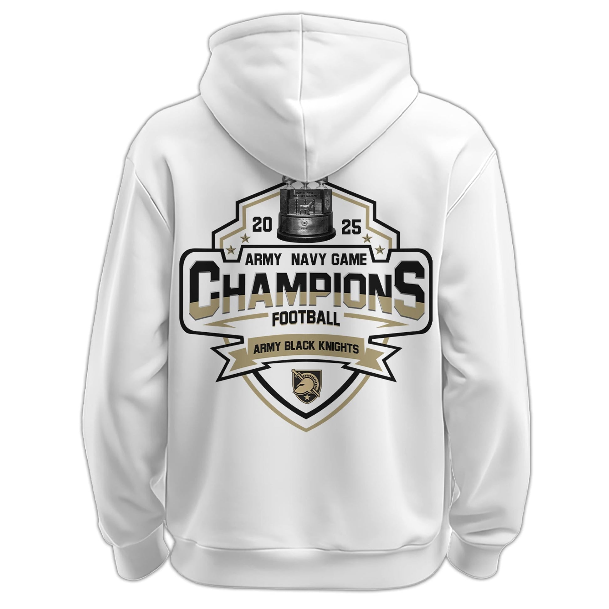 Army Champion White Hoodie + Unisex Limited Style