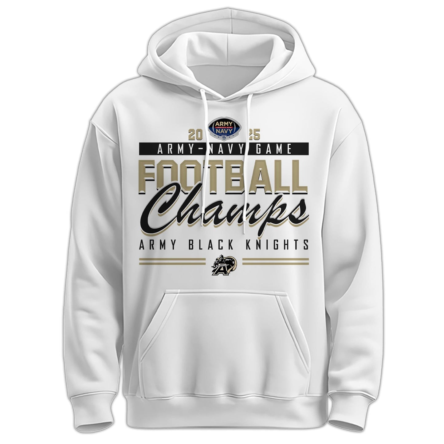 Army Champion White Hoodie + Unisex Limited Style