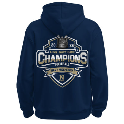 Navy Champions White Hoodie + Unisex Limited Style