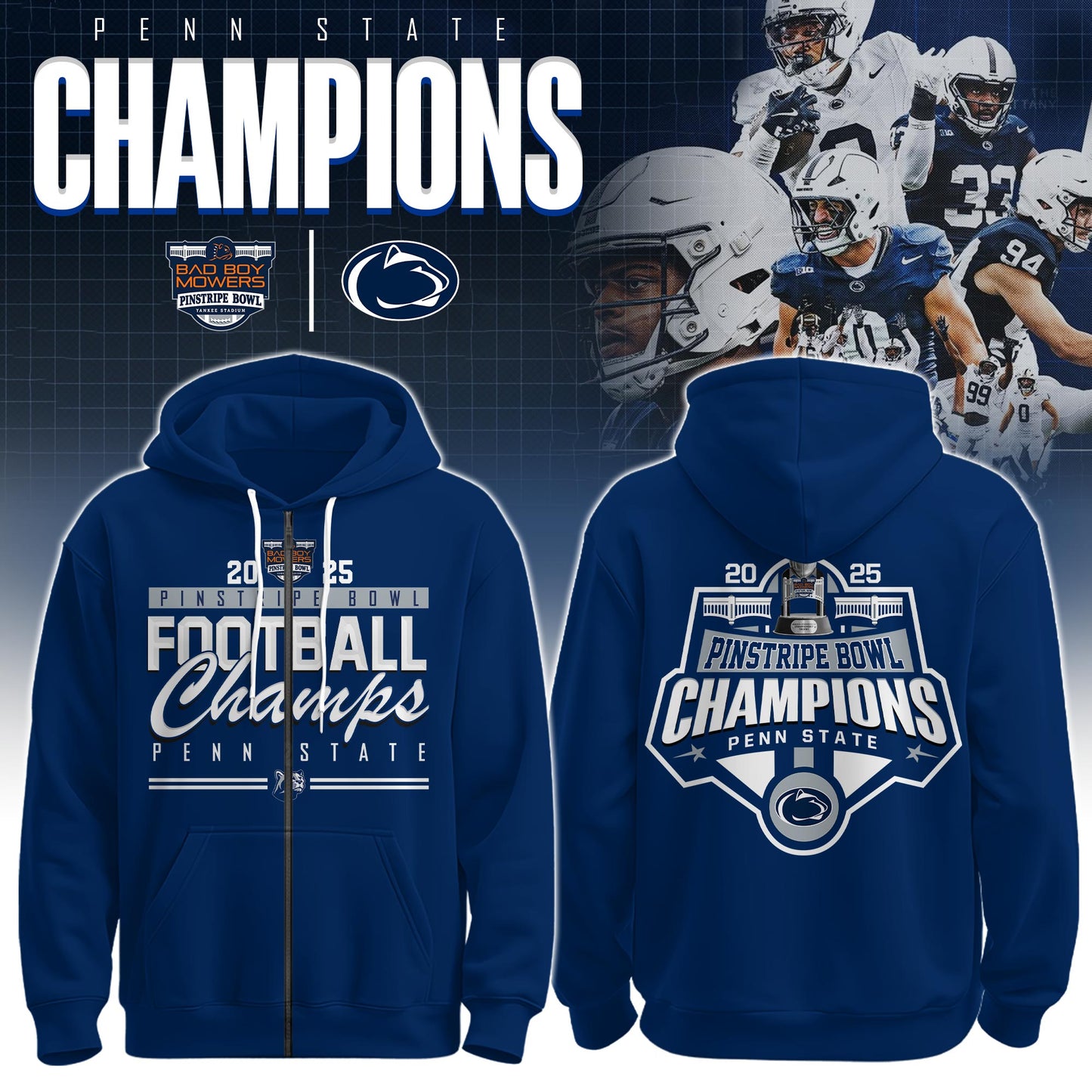 Penn State – Pinstripe Bowl Champions 2025