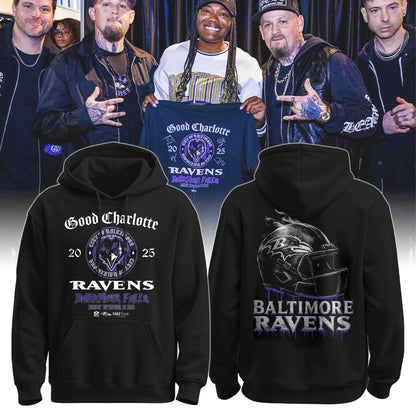 Ravens x Good Charlotte 2025 “Darkness Falls” Hoodie