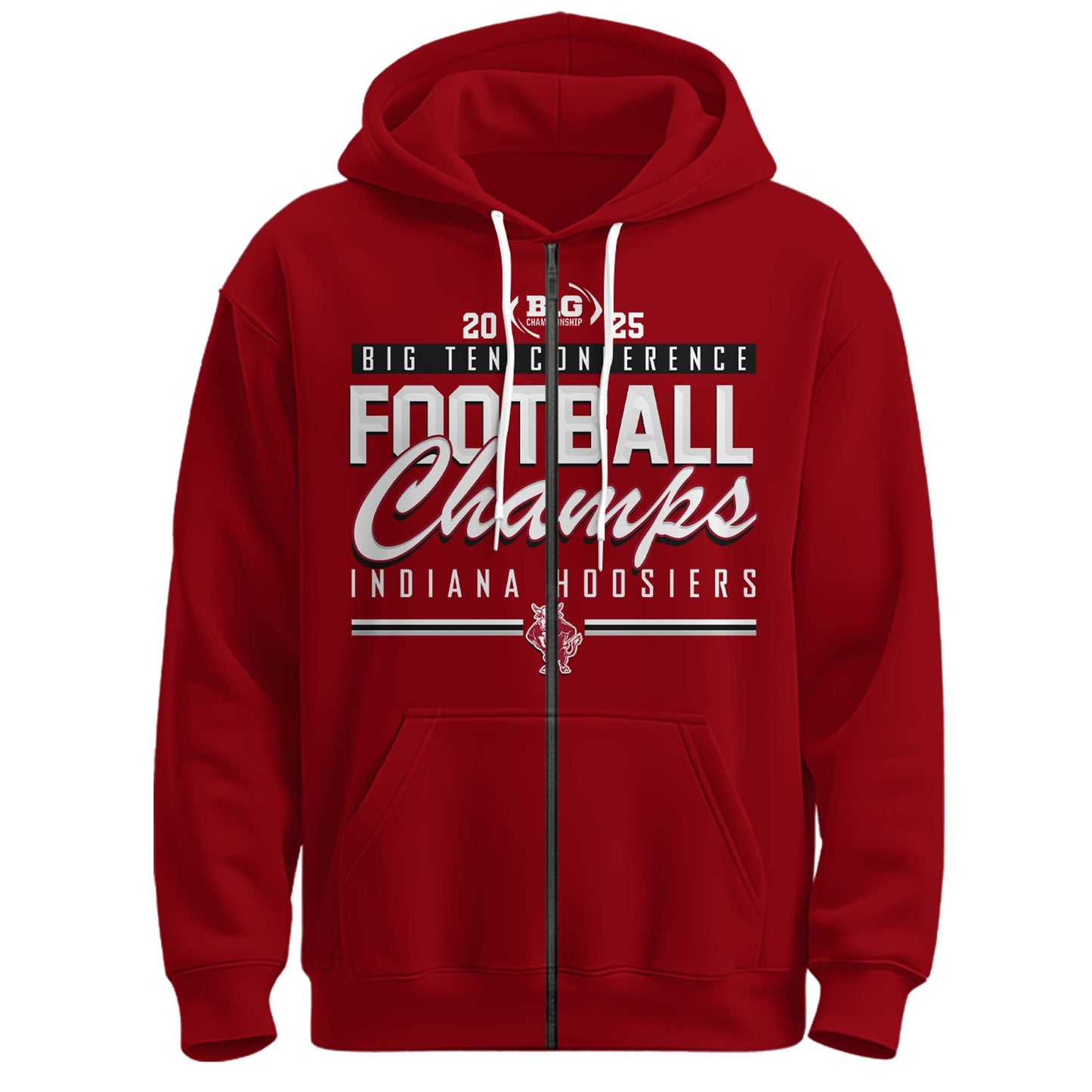Indiana Hoosiers Champions Zip Hoodie Ver 1