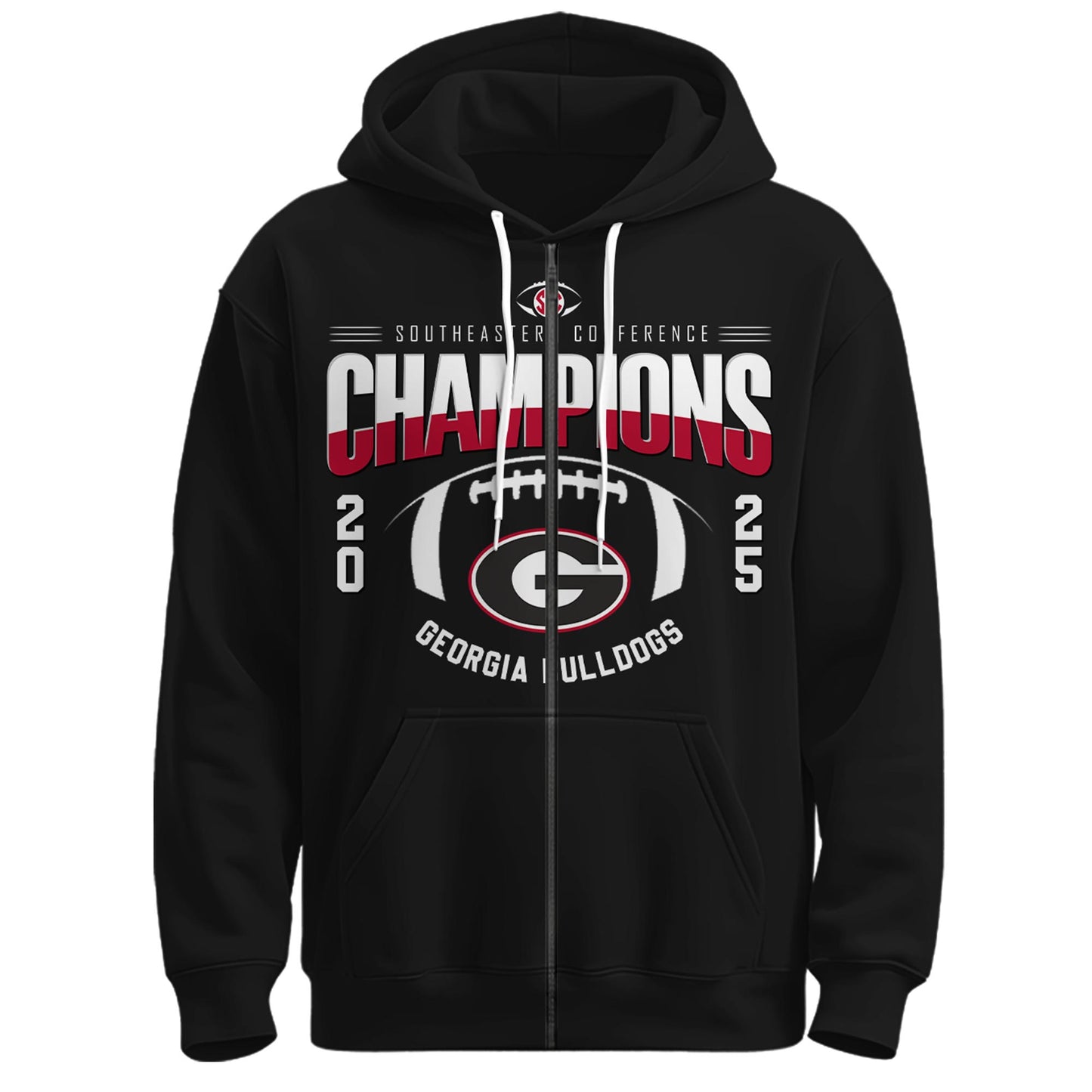 Georgia Champions Zip Hoodie Ver 1