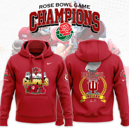 Indiana Hoosiers 2026 Rose Bowl Champions Limited Hoodie