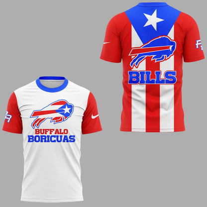Limited Edition Buffalo Bills Puerto Rican T-Shirt