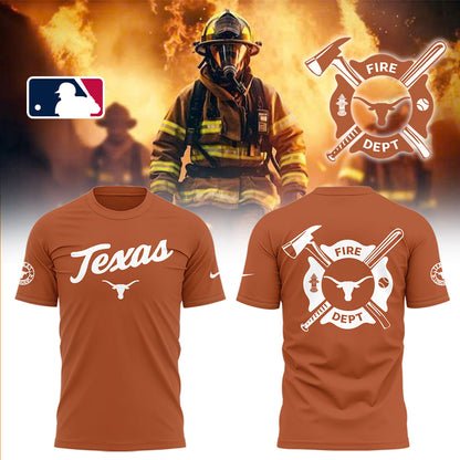 Texas Longhorns x Firefighter Appreciation Night TShirt -LL250315006