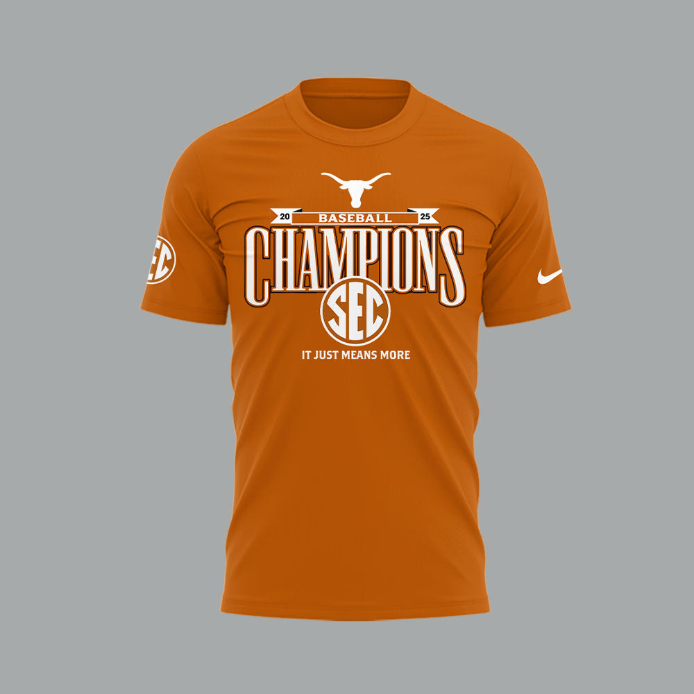 Limited EditonTexas Baseball x SEC CHAMPIONS TShirt-LL250516009