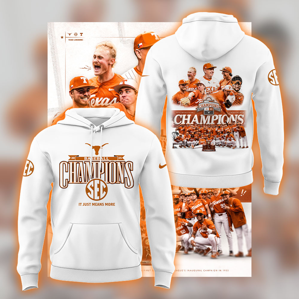 Limited EditonTexas Baseball x SEC CHAMPIONS Hoodie-LL250516014