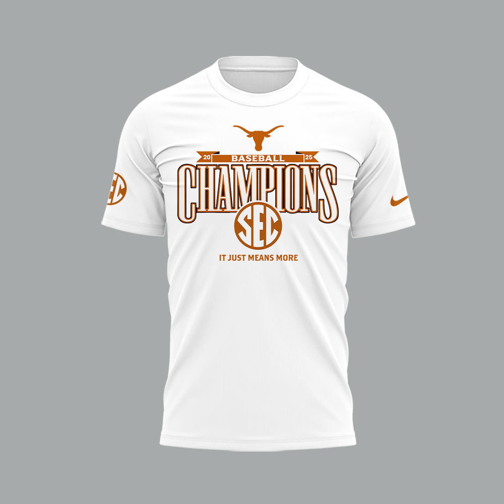 Limited EditonTexas Baseball x SEC CHAMPIONS TShirt-LL250516016