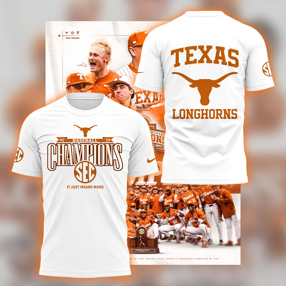 Limited EditonTexas Baseball x SEC CHAMPIONS TShirt-LL250516016