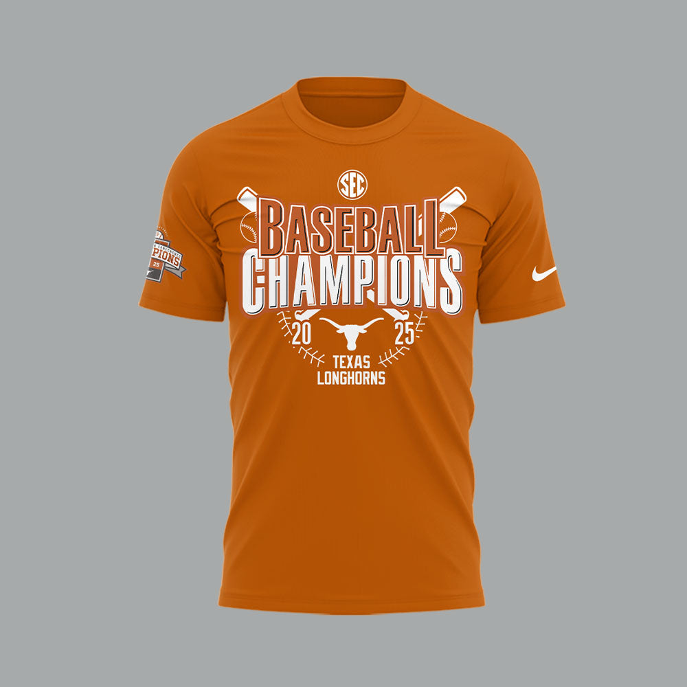 Limited EditonTexas Baseball x SEC CHAMPIONS TShirt-LL250516018