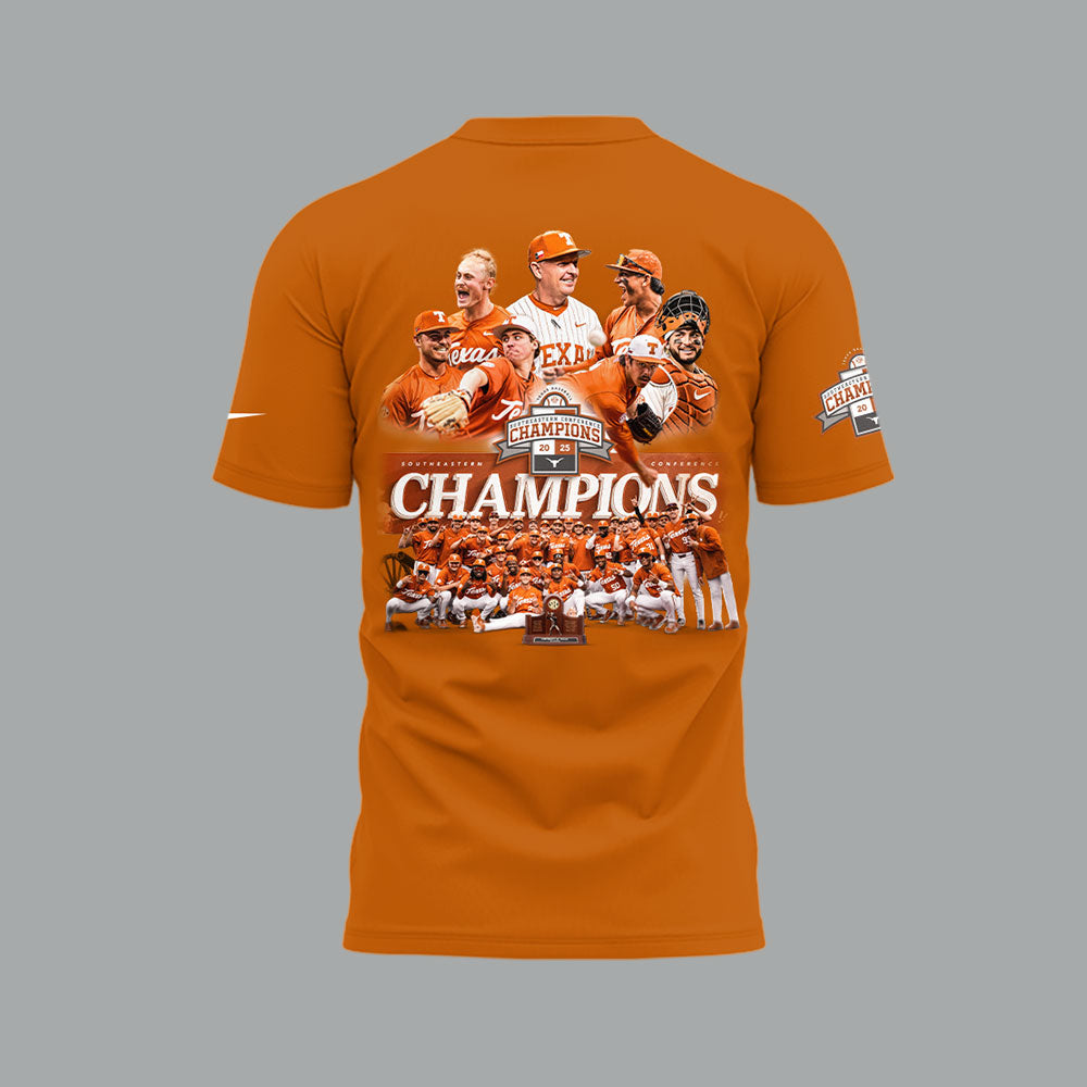 Limited EditonTexas Baseball x SEC CHAMPIONS TShirt-LL250516018