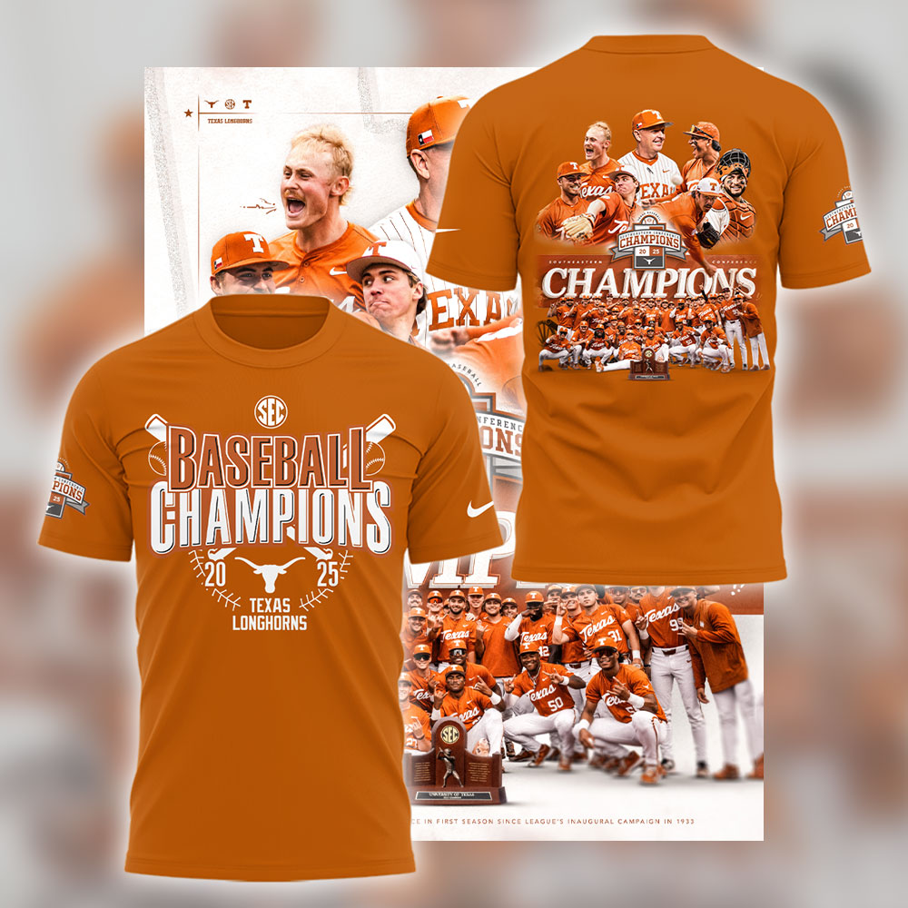 Limited EditonTexas Baseball x SEC CHAMPIONS TShirt-LL250516018