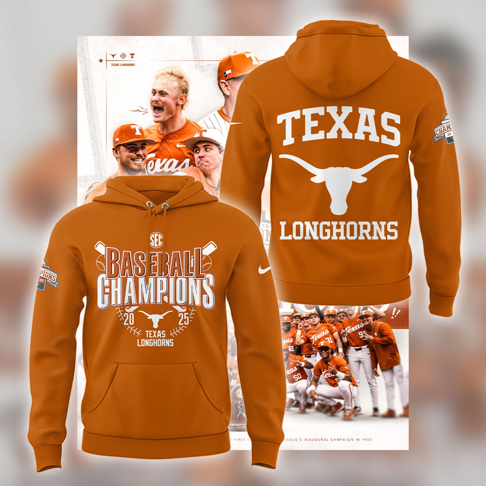 Limited EditonTexas Baseball x SEC CHAMPIONS Hoodie-LL250516021