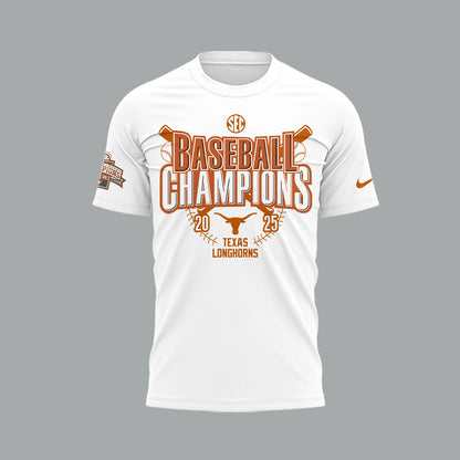 Limited EditonTexas Baseball x SEC CHAMPIONS TShirt-LL250516025