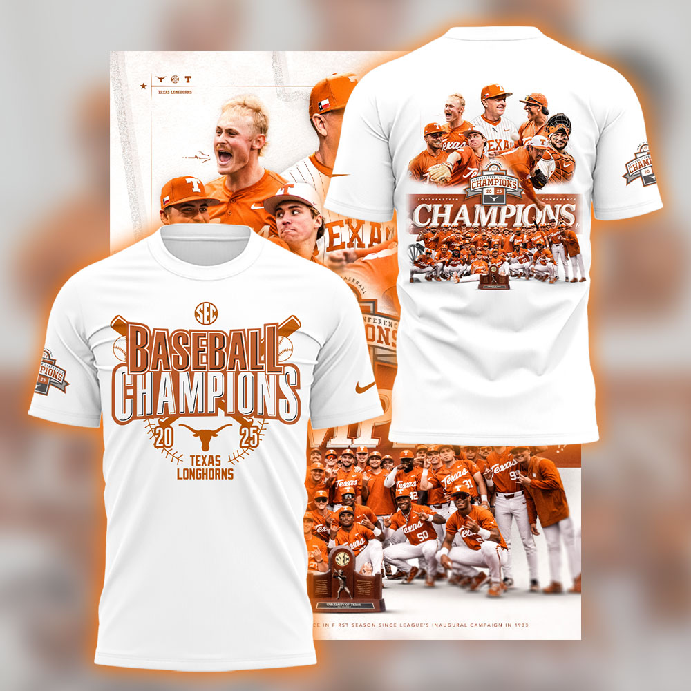 Limited EditonTexas Baseball x SEC CHAMPIONS TShirt-LL250516025