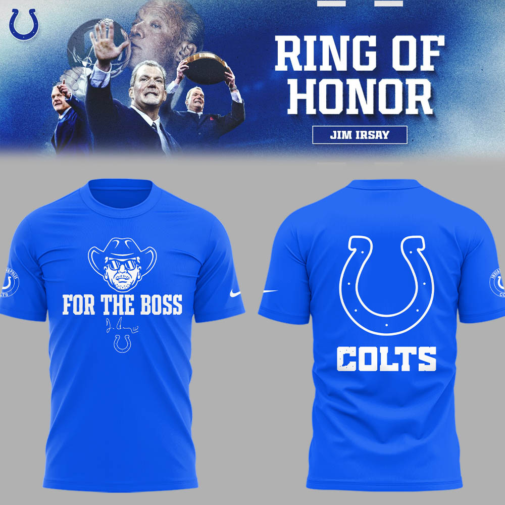 Limited Edition Indianapolis Colts "Honoring the memory of Jim Irsay" Shirt-LL25090710022