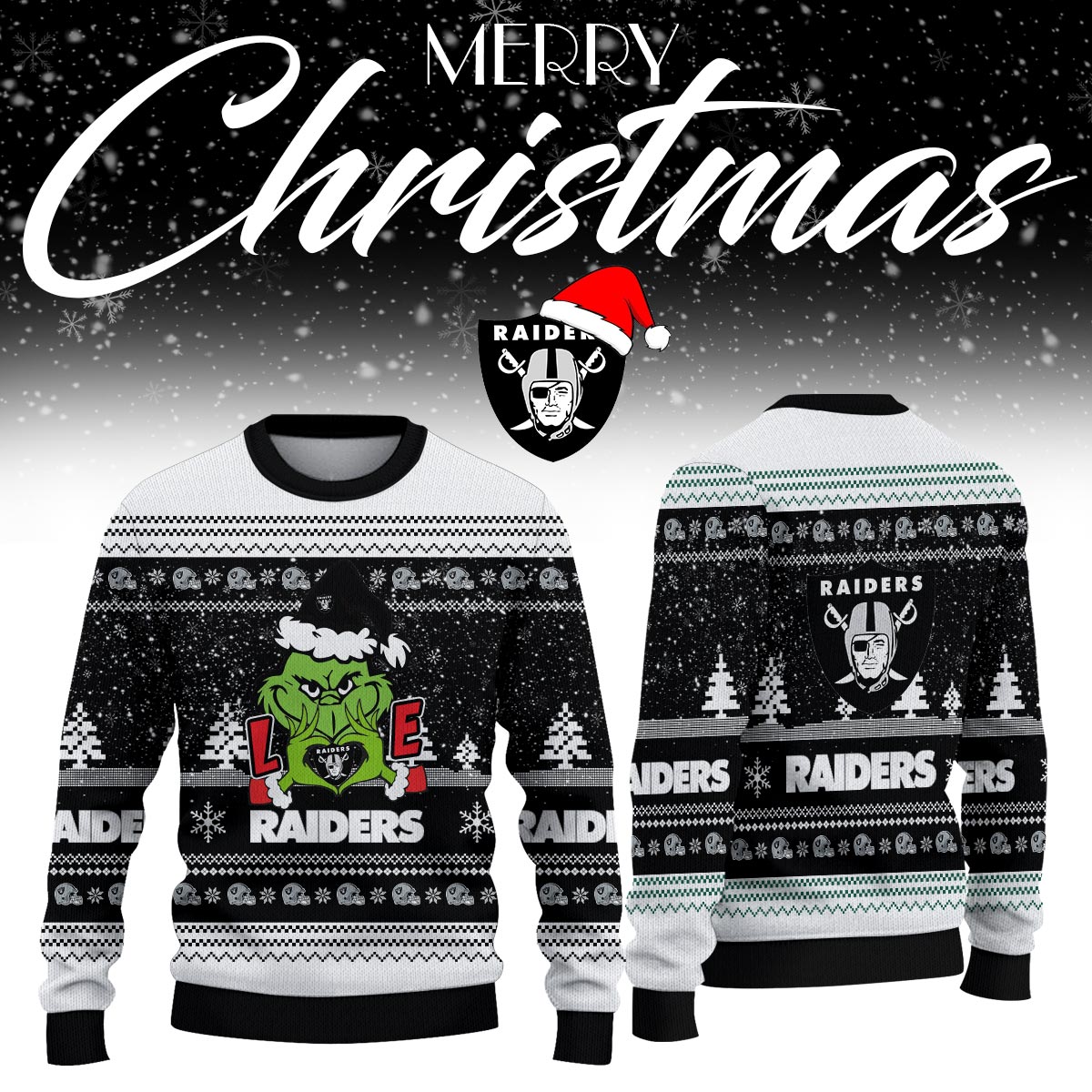 _Las Vegas Raiders Limited Ugly Christmas Sweaters