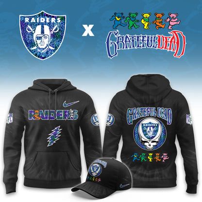 _Las Vegas Raiders Grateful Dead Limited Hoodie
