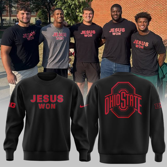 Limited Edition JESUS WON Black Sweatshirt