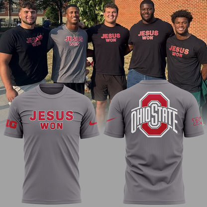 Limited Edition JESUS WON Gray TShirt