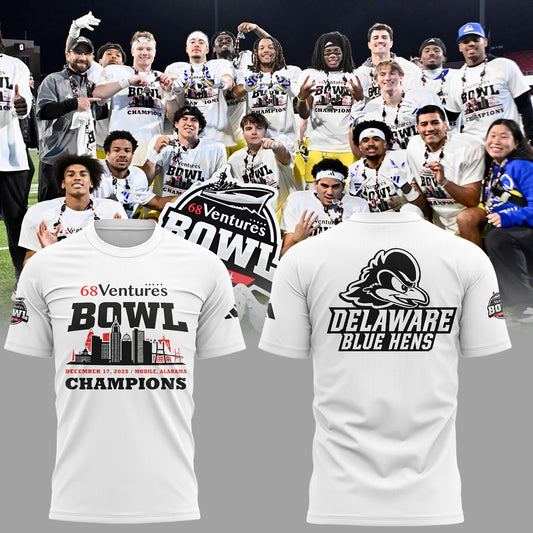 Limited Edition Delaware 68 Ventures Bowl Champions Shirt