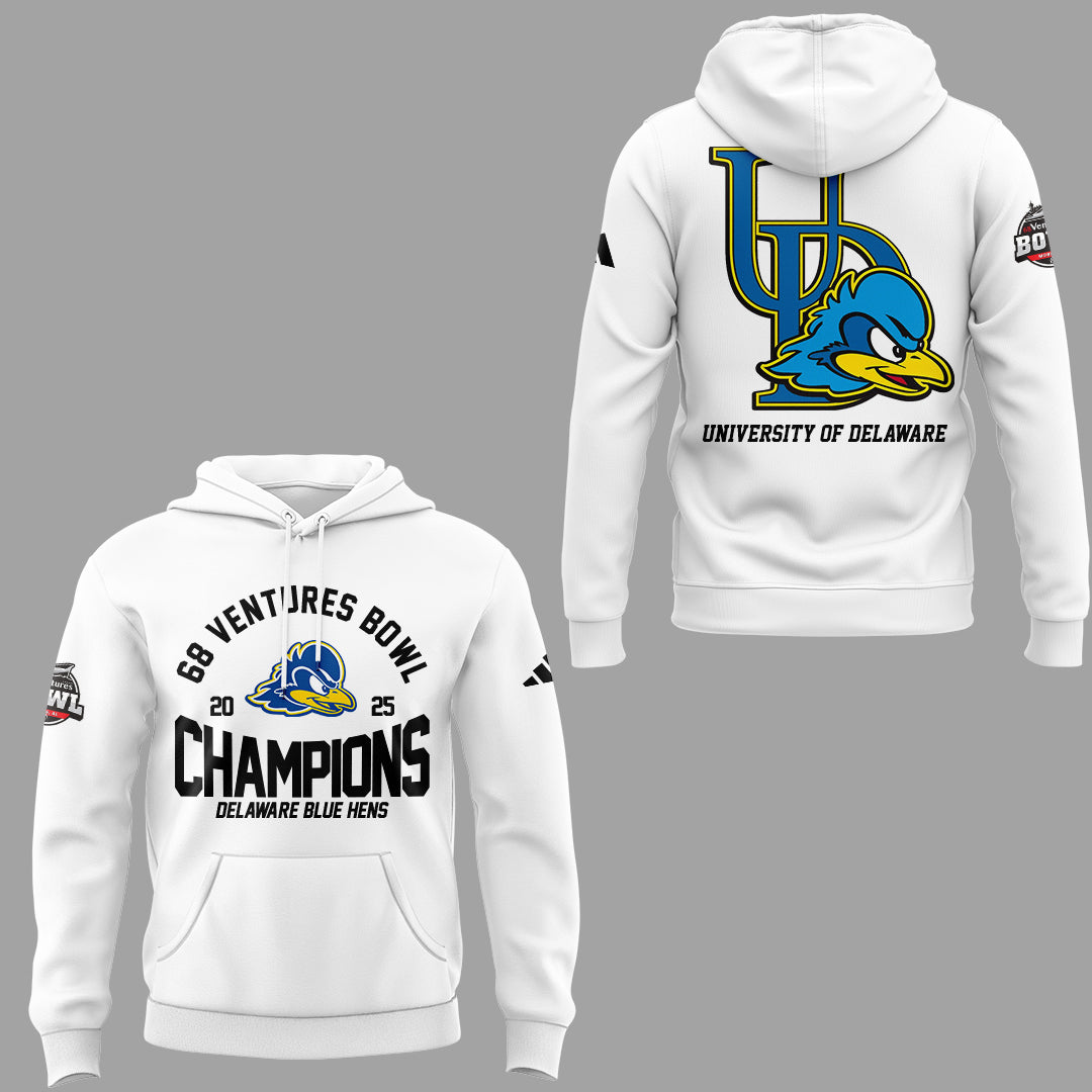 Limited Edition Delaware 68 Ventures Bowl Champions Hoodie