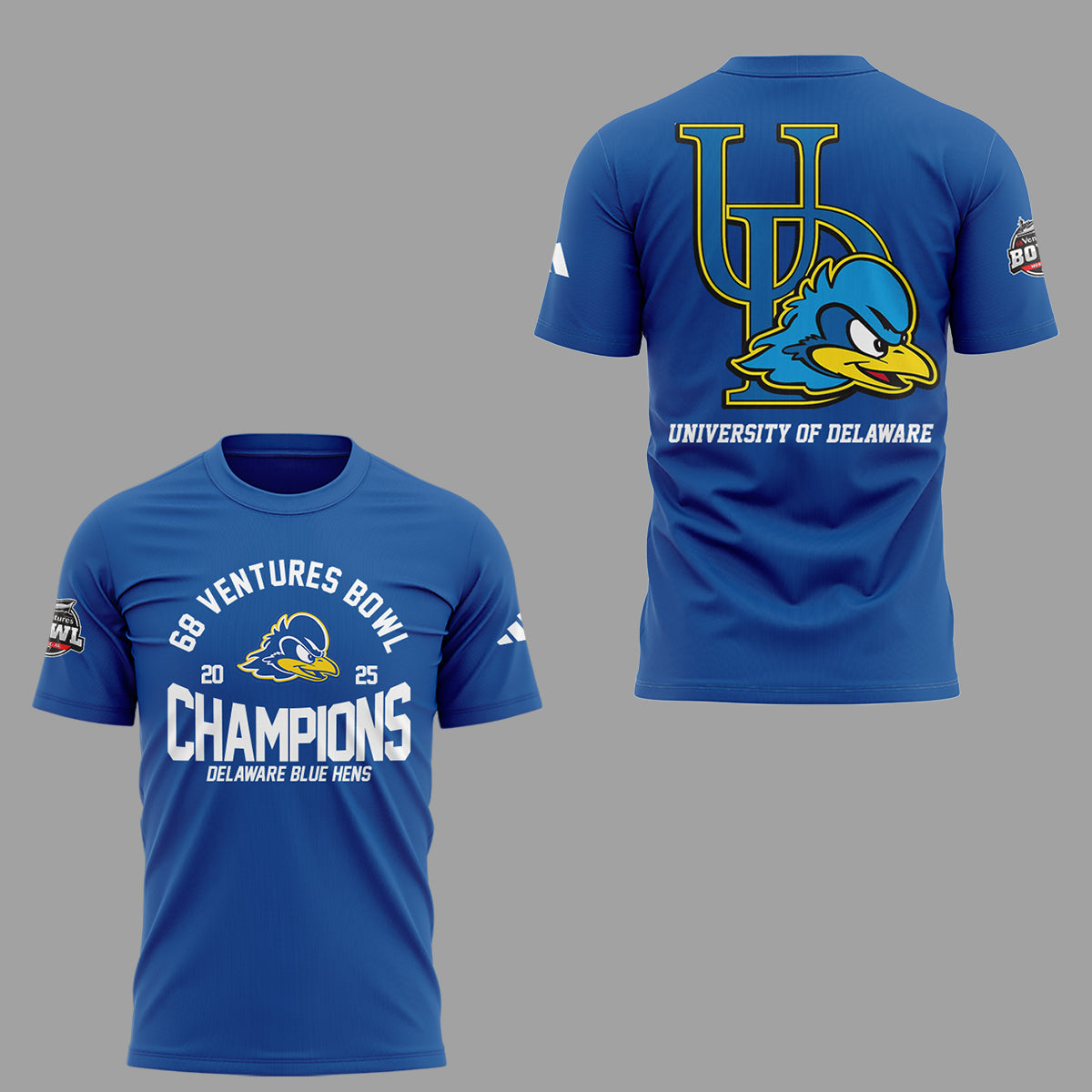 Limited Edition Delaware 68 Ventures Bowl Champions Shirt