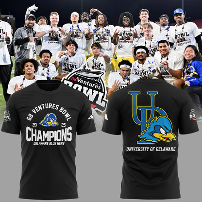 Limited Edition Delaware 68 Ventures Bowl Champions Shirt